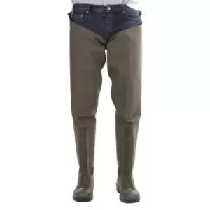 Amblers Mens Forth Waterproof Thigh Safety Wader (11 UK) (Green)