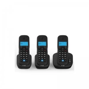 BT 3440 Trio Cordless Telephone with Answer Machine