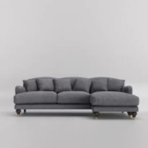 Swoon Holton Smart Wool Corner Sofa - Right Hand Side - Corner Sofa - Anthracite