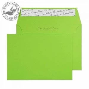 Blake Creative Colour C6 120gm2 Peel and Seal Wallet Envelopes Lime