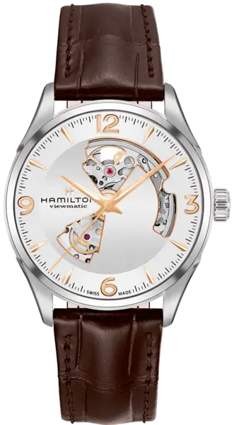 Hamilton Watch Jazzmaster Open Heart - Silver HM-913