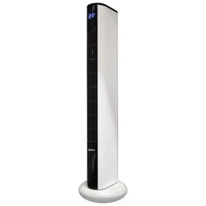 Igenix DF0038WIFI 36-Inch Smart DC Motor Tower Fan with Amazon Alexa - White