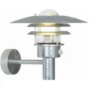 Nordlux Lonstrup 32cm Outdoor Wall Lantern Galvanized, E27, IP44
