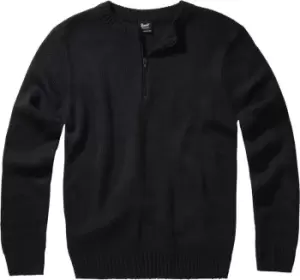 Brandit Armee Pullover, black, Size S, black, Size S