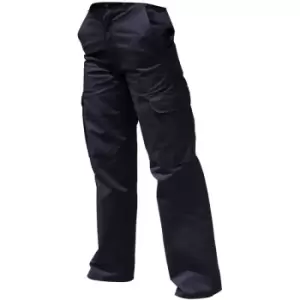 Warrior - Womens/Ladies Cargo Workwear Trousers (12/R) (Harbour Navy) - Harbour Navy