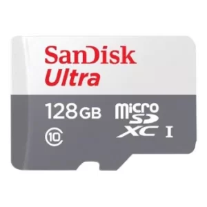 128GB MicroSDXC, UHS-I, SD Adapter