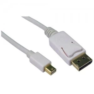 Spire Mini DisplayPort Male to DisplayPort Male Converter Cable 2 Metres