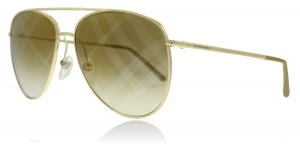 Burberry BE3072 Sunglasses Gold 1017B3 57mm