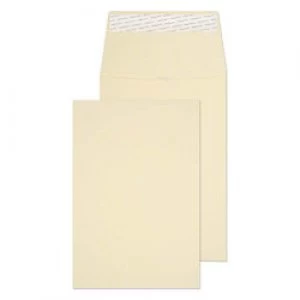 PREMIUM Woven Gusset Envelopes C5 Peel & Seal 229 x 162 x 25mm 6400 Plain 140 gsm Cream Wove Pack of 125
