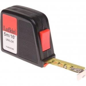 Lufkin Unilok Tape Measure Imperial & Metric 16ft / 5m 19mm