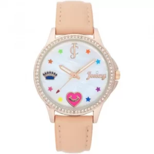 Ladies Juicy Couture Leather Strap Watch