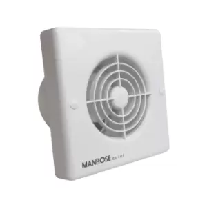 Manrose Zone 1 Quiet Extractor Fans 100mm 4" w/ Timer - QF100TX5