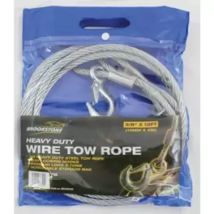 Touring Wire Tow Rope (3/8IN X 12 FT) - BR330925 - Brookstone