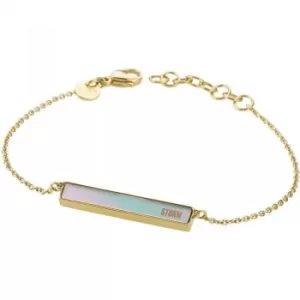 Ladies STORM PVD Gold plated Silica Bracelet