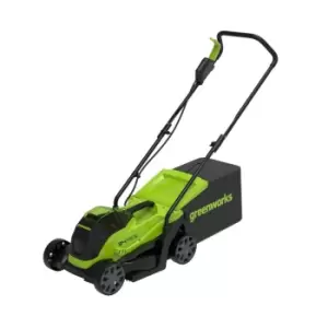 Other Greenworks 24V Cordless 33cm Lawnmower Tool Only - wilko - Garden & Outdoor