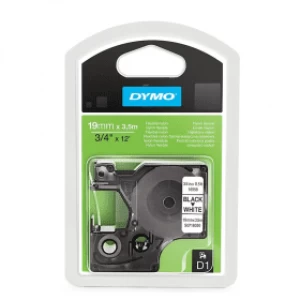 Dymo 16958 Black on White Label Tape 19mm x 3.5m