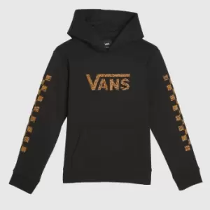 Vans kids animash hoodie in black