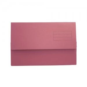 Value Document Wallet Foolscap Red PK50