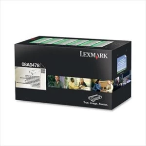 Lexmark 08A0476 Black Laser Toner Ink Cartridge