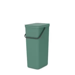 Brabantia Sort & Go Recycle Bin, 40L - Green