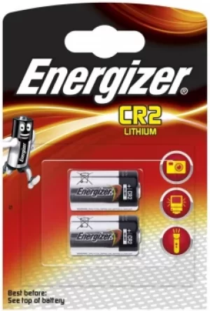 Energizer CR2 Lithium Photo Battery 2 pack