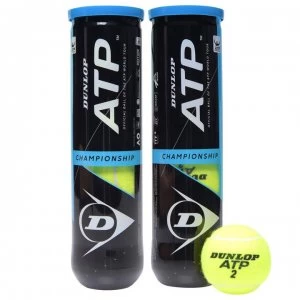 Dunlop ATP 2 Pack Tennis Balls - Yellow