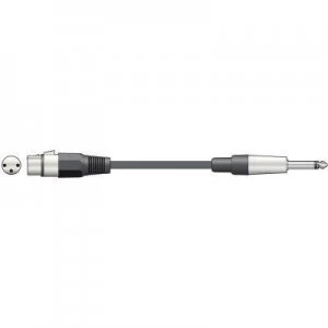 Qtx 190.085UK audio cable 1.5 m XLR (3-pin) 6.35mm Black