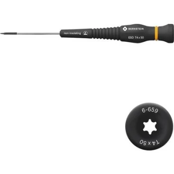 Bernstein Electrical & precision engineering Torx screwdriver Size (screwdriver) T 4 Blade length: 50 mm