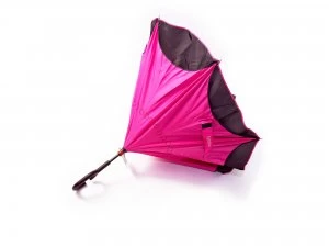 Bridgets Brollies Raincatcher Umbrella Bright Pink