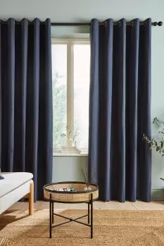 'Yarn Dyed' Cotton Chambray Curtains