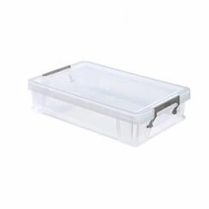 Whitefurze Allstore Plastic Storage Box 5.5 Litre
