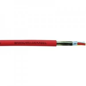 Fire alarm cable J HStH 2 x 2 x 0.8mm Red Faber Kabel