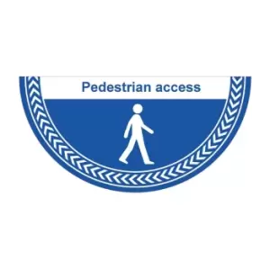'Pedestrian Access' Floor Graphic (750mm x 375mm)