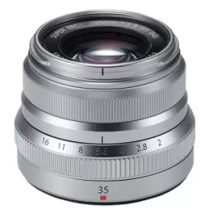 Fujifilm XF35mm f/2.0 R WR Lens in Silver