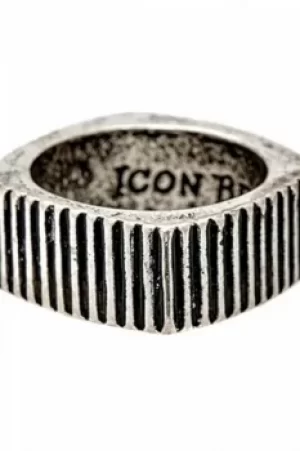 Icon Brand Jewellery Time Squared Ring JEWEL P1062-R-SIL-MED