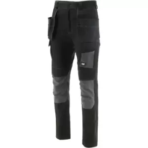 CAT Workwear Mens Essentials Stretch Knee Pocket Trousers 42- Waist 42', Inside Leg 30'