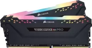 Corsair Vengeance RGB PRO 16GB (2 x 8GB) Memory Kit 3000MHz DDR4 - Black - CMW16GX4M2C3000C15