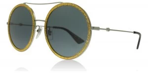 Gucci 0061S Sunglasses Ruthenium 004 56mm