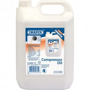 Draper Air Compressor Oil 5l