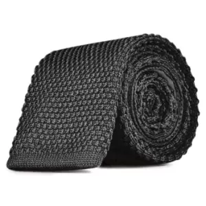 Boss 6cm Knitted Tie Mens - Black