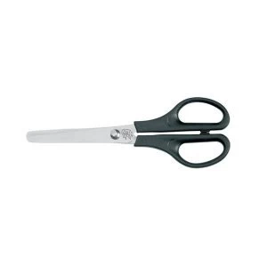 5 Star Office 6.5" Scissors with ABS Handles Black