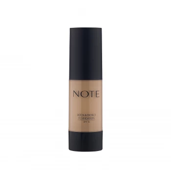 Note Cosmetics Detox and Protect Foundation 35ml (Various Shades) - 05 Honey Beige