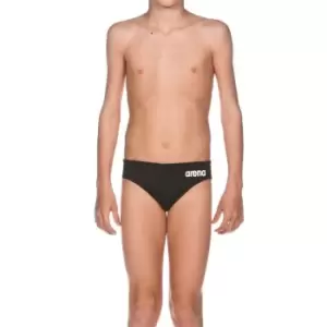 Arena Solid Swimming Briefs Junior Boys - Black