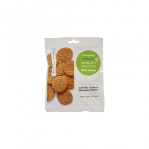 Clearspring Brown Rice Crackers - Whole Sesame 40g