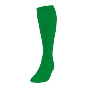 Precision Plain Football Socks Emerald UK Size J12-2