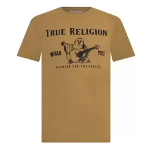 True Religion Buddha T Shirt - Brown