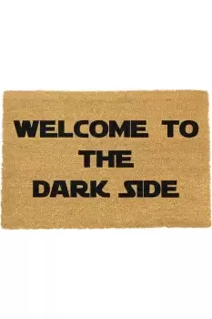 Welcome to the Darkside Star Wars Doormat Quote
