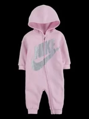 Boys, Nike Futura Hooded Coverall, Pink, Size 18 Months