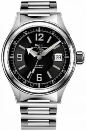 Ball Company Fireman Racer Automatic Stainless Steel Watch
