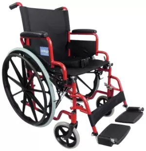Aidapt Steel Self Propelled Red Transit Chair